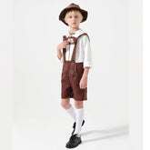Munich Oktoberfest Kids Boys 3 Piece Set German Beer Festival Alpine Folk Clothing Halloween Carnival Party Suit